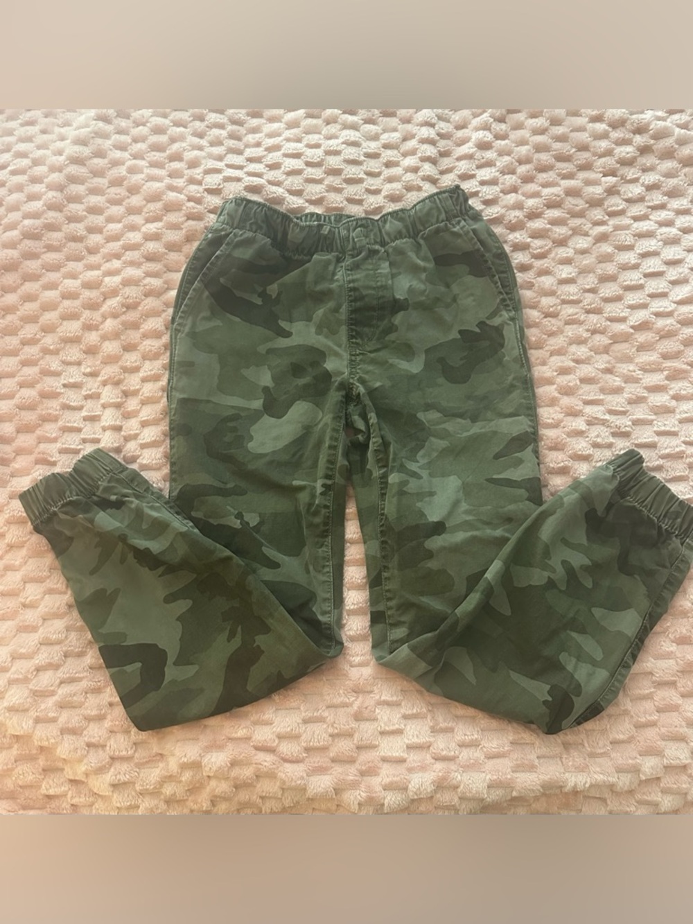 GAP Kids Camo Jogger Pants - Green
